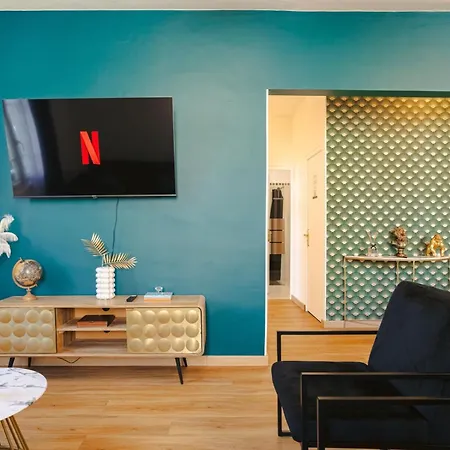 Gatsby - Renove Elegant, Hypercentre Saintes, Calme, Fibre, Tv 4k, Netflix Saintes