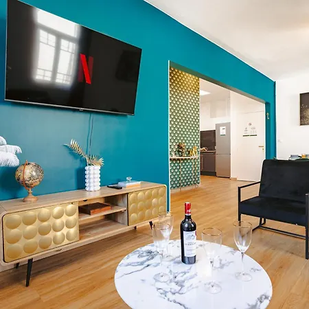 Gatsby - Renove Elegant, Hypercentre Saintes, Calme, Fibre, Tv 4k, Netflix Saintes